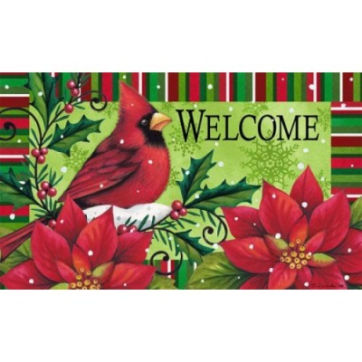 Tapis décoratifs 30" x 18" Welcome Cardinal