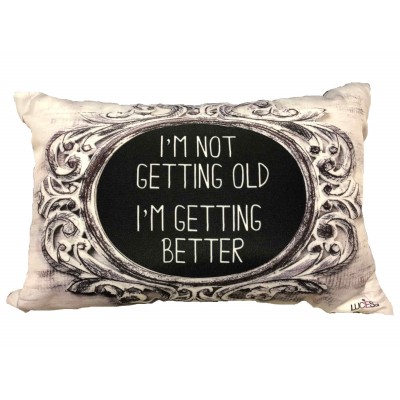 Pillow Getting old Getting better 