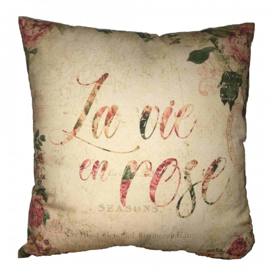 Pillow La vie en rose