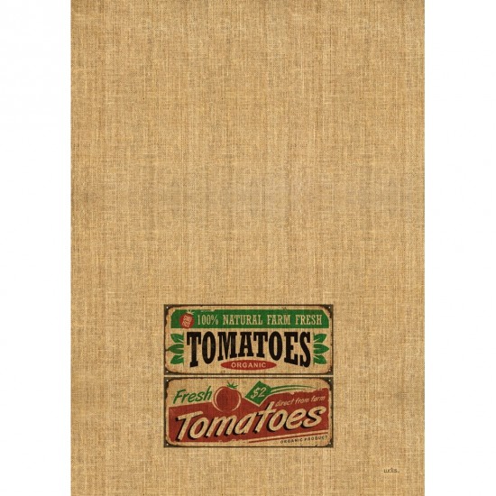 Tea Towel 100%  Cotton /Tomatoes
