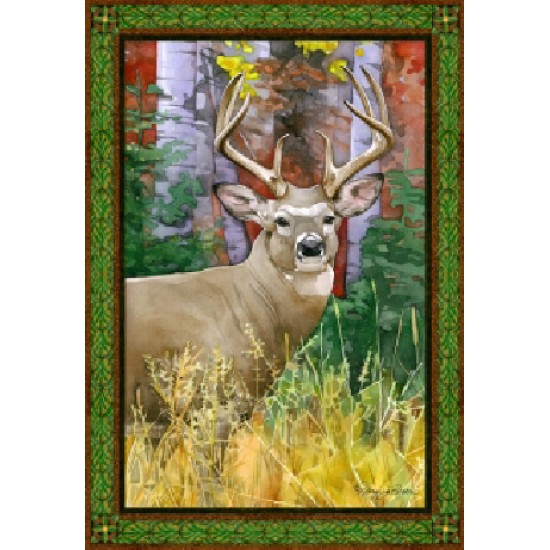 Decorative Flag, Deer In The Meadow