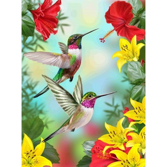 Festive Hummingbirds