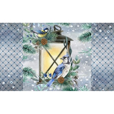 Tapis décoratifs 30" x 18"  Lanterne & Geai bleu