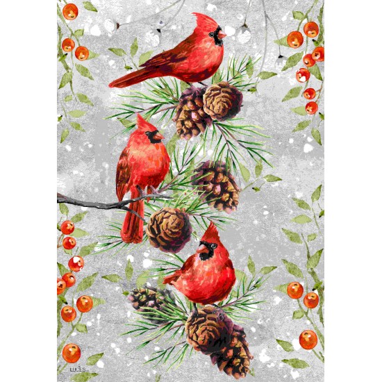Cardinals and Pinecones